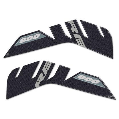 labelbike - 3D Stickers Motorcycle Fuel Tank Sides Protection and Decoration in Resin Compatible with Suzuki V-Strom 800RE