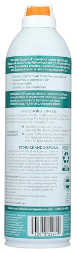 Seventh Generation Disinfecting Spray, Eucalyptus and Thyme, Disinfectant Made from Essential Oil, 13.9 Oz