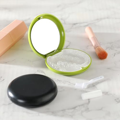 Retainer Cases, Compatible with Invisalign, Mouth Guard Case with Mirror