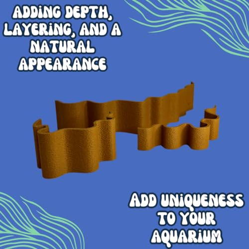 REEFSHAPE Aquarium or Terrarium Substrate Cliffs Combo Pack | Separate Substrate Layers in Aquariums or Terrariums to Create Cliffs & Depth | Made in USA (Cliff Combo, Tan)