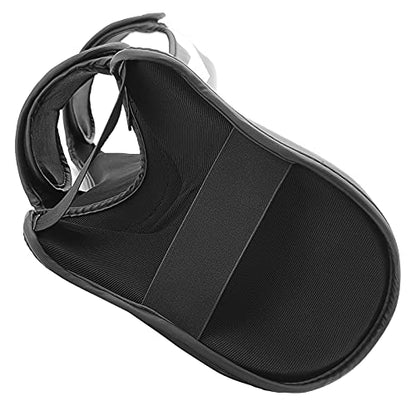MMA Martial Arts Shin Guards,Muay Thai | Padded, Adjustable, Instep Protection, Muay Thai,Kickboxing,MMA Training, Professional Equipment - color: Black, size: Medium