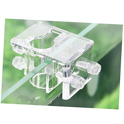 Angoily 2pcs Aquarium Water Clamp Fixed Clip for Water Pipe Acrylic Holder (Size s Suitable for 5-20mm)