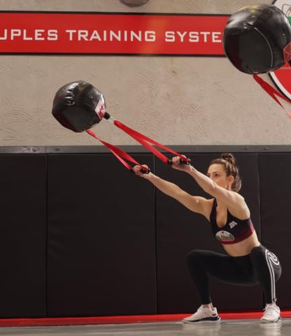 Suples Ball Strength – Bulgarian Bag Alternative for Functional Training, MMA, Wrestling, Judo, Grappling & Core Workouts - size: 9lbs, style: Intermidiate (10")