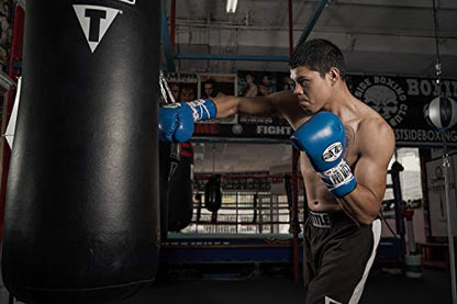 Pro Mex Pro Lace Training Gloves V 3.0 - color: Blue, size: 16 oz