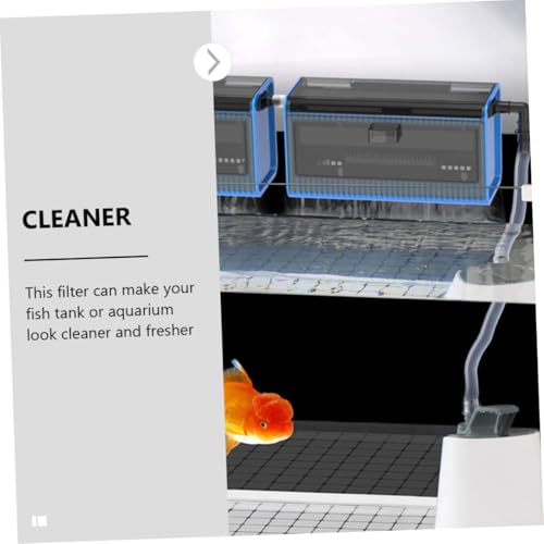 Kisangel Box Fish Tank Water Drip Box Efficient Filtration Cleaning Tool for Home Aquarium Easy to Use Wall-Mounted Design Suitable for Tank