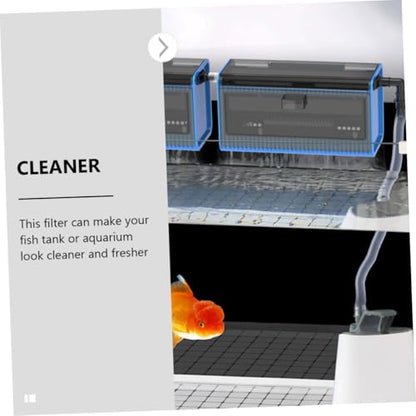 Kisangel Box Fish Tank Water Drip Box Efficient Filtration Cleaning Tool for Home Aquarium Easy to Use Wall-Mounted Design Suitable for Tank