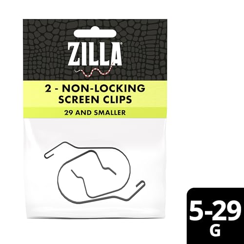 Zilla Reptile Terrarium Fresh Air Screen Non-Locking Clips, 2 Pack, Small