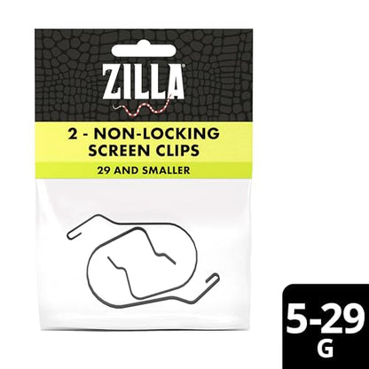 Zilla Reptile Terrarium Fresh Air Screen Non-Locking Clips, 2 Pack, Small