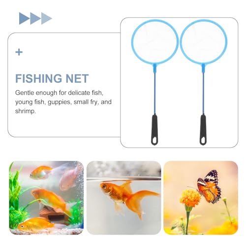 30pcs Fine Mesh Fish Landing Nets Aquarium Fish Tank Filter Nets for Shrimp Skimming Aquarium Accessories Aquatic Pets