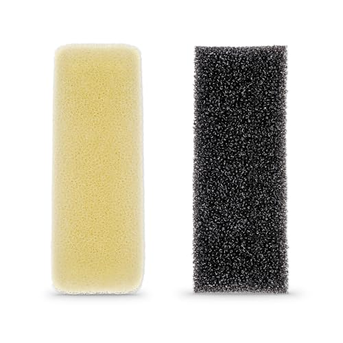 Mighty Aquarium Filter HOB Replacement Media - Replacement for Fish Tank Filters, Hang-on-Back Small Aquarium Filter, Replacement Filter Cartridge - XS MG02 Replacement Sponge, 2-Pack - size: XS MG02