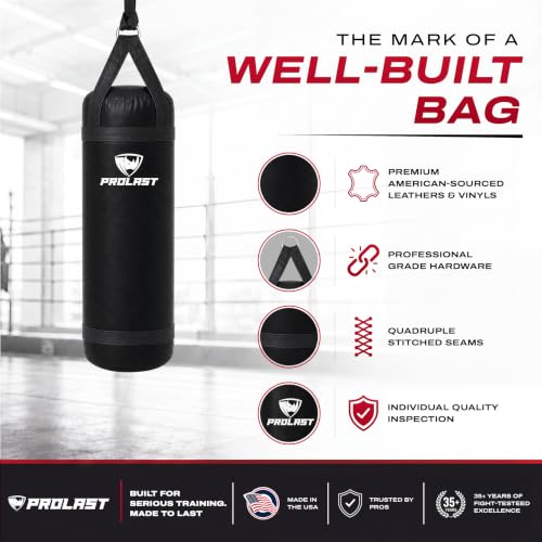 4 ft 80lb Heavy Boxing Punching Bag, Muay Thai, MMA, Strength Training Equipment, Hanging - color: Black, size: Unfilled with Bottom D-Ring