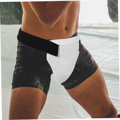 Yardwe Comfortable Groin Protector for Men Wear-resistant Breathable Crotch Guard for Boxing Martial Arts and Sparring Design for Optimal and Performance