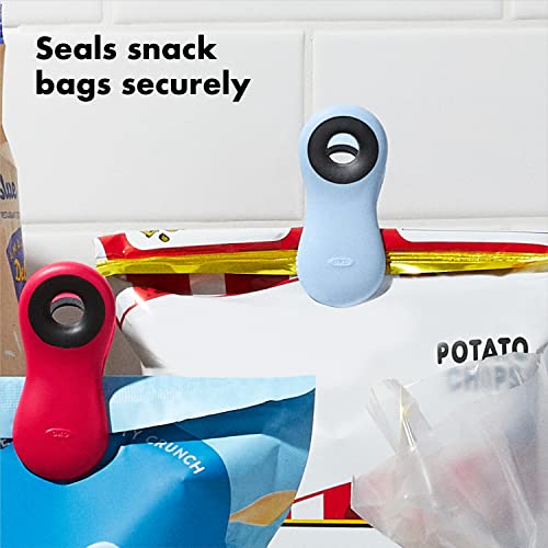 Oxo All Purpose Magnetic Clips, 1 EA - color: Navy Blue/Yellow/Red & Light Blue, size: 4 Piece All-Purpose Set