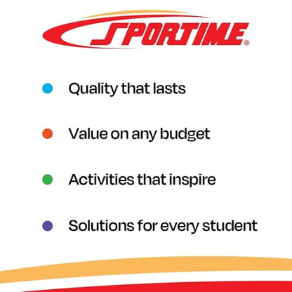 Sportime Yuck-E-Medicine Ball, 4-1/2 Pounds, Green