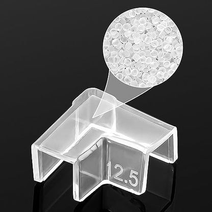 4PieceS Fish Edges Protector Clear Fish Tools Clear Aquarium Fish Glass Cover Protector Easy Install - size: 5mm: 25x25x5mm/ 0.98x0.98x0.19in
