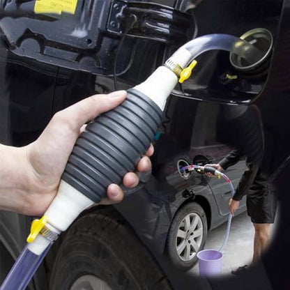 Multifunction Liquid Sucker Pump, 2024 New Manual Fuel Transfer Pump Portable Siphon Pump for Gas Gasoline Oil Fuel Petrol Diesel Fluid Water Fish Tank (9.8ft) - size: 9.8ft