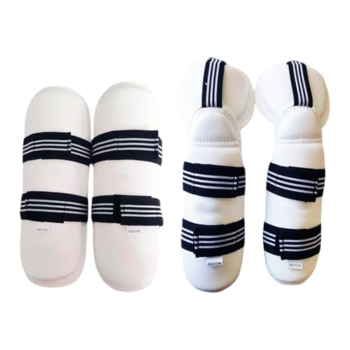 Taekwondo Forearm Elbow Guards Taekwondo Leg Protector for Martial Art Training Karate Kickboxing Men Women Adjustable Guards - color: suit, size: Medium