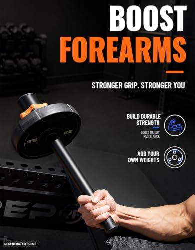 Fitarc Forearm Wrist Strengthener Grip Strength Trainer - color: 1" Side Flex Wrist Bar