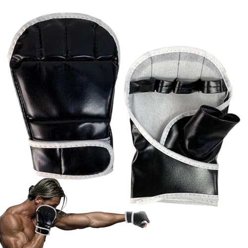 Half Finger Sparring Gloves Half Finger Adjustable Open Palm Men Women