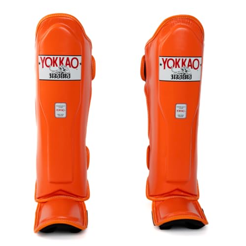 YOKKAO Matrix Muay Thai Kickboxing MMA Shin Guards with Knee Guards - color: Matrix Lbis, size: Large