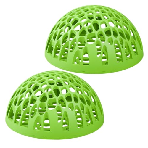 Genérico Aquarium Shrimp Hideouts - Decorative House for Betta, 2 Pieces Hideaway for Aquarium Life Enthusiasts - color: Green