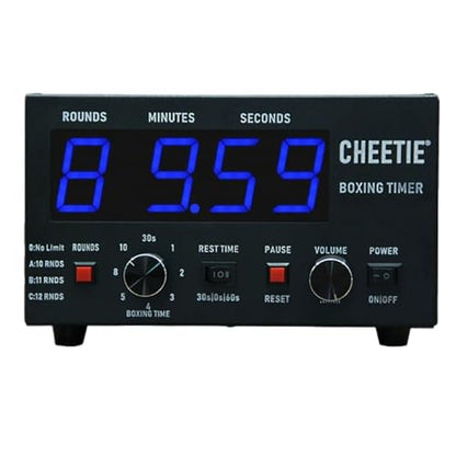 Boxing Interval Timer,Professional Gym Timer with LED Display,Selectable Training Time & Cycle Repetitions,Adjustable Sound,for Muay Thai,MMA,Kickboxing Blue - color: Blue