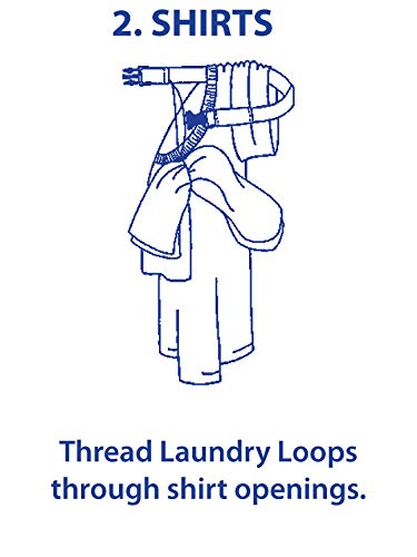Laundry Loop with Sock Snare, Premium Navy Blue Laundering Strap, Package of 2 - color: Navy Blue, size: 2 Straps