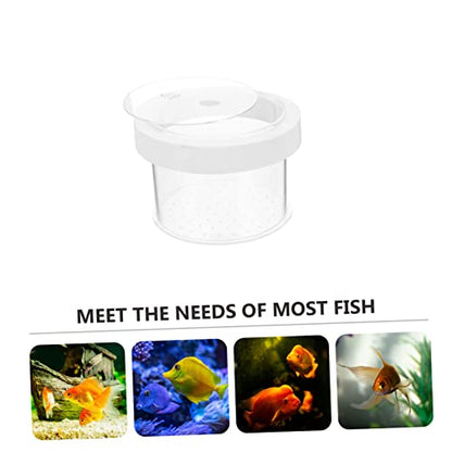 VANZACK Floating Fish Isolation Box Acrylic Fish Breeding Container for Small Aquariums Durable Transparent Hatchery with Water Permeable Design for Fry