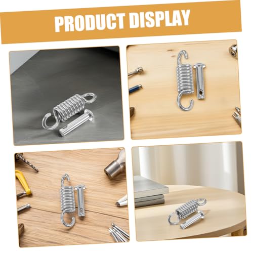 Swing Hanger Set with Pin, 2 Sets Spring Steel Silver