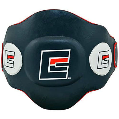 Combat Corner Elite Leather Belly Pad Protector - MMA Training Equipment Body Protection Armour Pads| Great for Muay Thai, Boxing, Kickboxing, BJJ, Jiu Jitsu, Judo and Mix Martial Arts