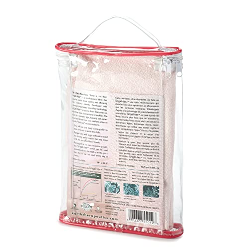Earth Therapeutics Ultra-Absorbent Quick-Dry Hair & Body Towel (Pink)