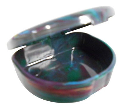 Proforce Designer Series Mouthguard Cases - Green/Maroon