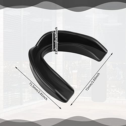 Kathfly 50 Pcs Football Mouth Guards Bulk Sports Mouthpieces - color: Black