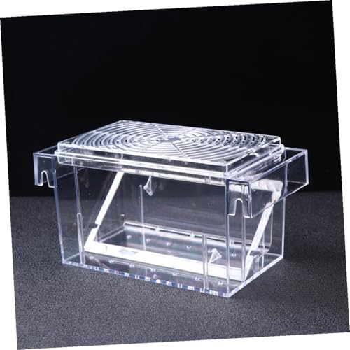 Breeding Box Acrylic Aquarium Fish Tank Isolation Breeder Box Fish Hatching Tank for Betta and Guppy Fry Rearing