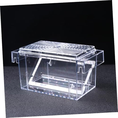 Breeding Box Acrylic Aquarium Fish Tank Isolation Breeder Box Fish Hatching Tank for Betta and Guppy Fry Rearing