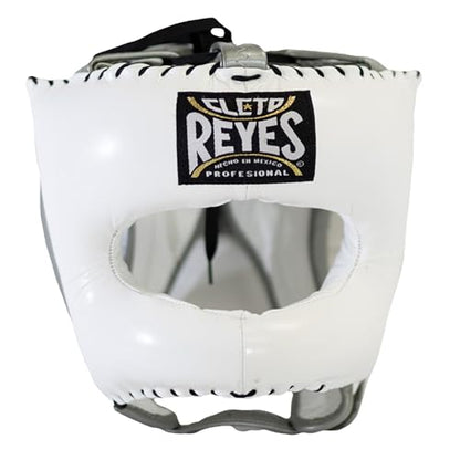CLETO REYES Boxing Traditional Headgear for Men and Women, Sparring Fighting Sports, Kickboxing, MMA, Muay Thai - color: Silver Storm