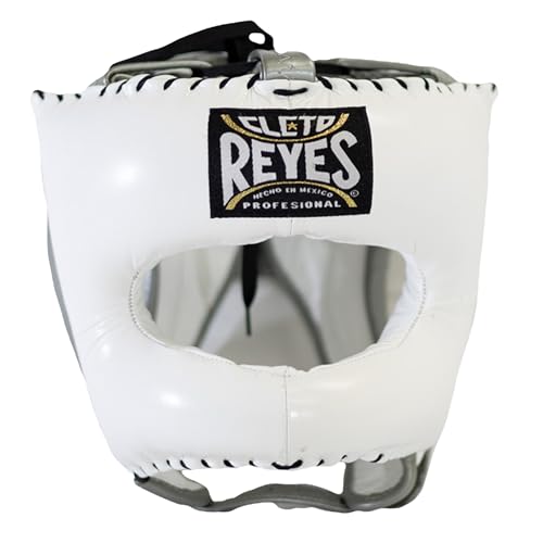 CLETO REYES Boxing Traditional Headgear for Men and Women, Sparring Fighting Sports, Kickboxing, MMA, Muay Thai - color: Silver Storm