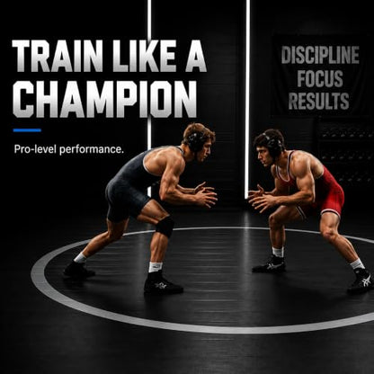 Professional Flexi-Roll Wrestling Mat – High-Density Shock Absorption for BJJ, Judo, MMA & Jiu Jitsu – Portable 1.2-Inch Thick Home Gym Training Flooring for Martial Arts & Yoga - size: 10*10ft-NEW