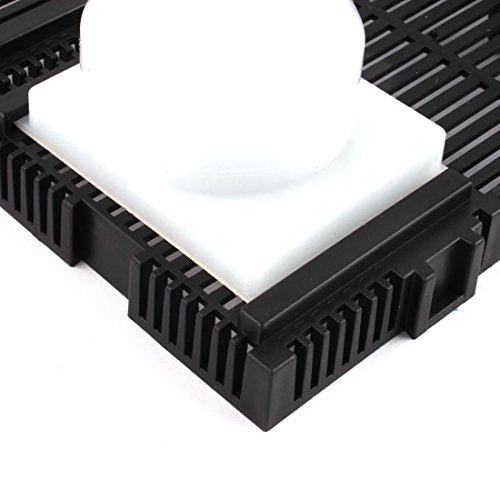XMHF Aquarium Fish Tank Undergravel Plastic Filter Board Air Tube 28pcs Black