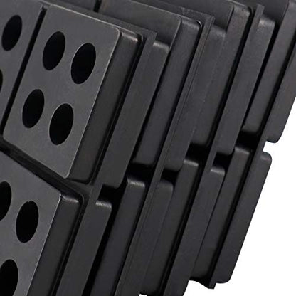 Anti Vibration Pads,4"X 4"X 3/4" Heavy Duty All Rubber Waffle Vibration Isolation Pads for Air Conditioner,Air Compressors,HVAC,Washer etc.
