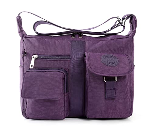 Cross Body Bag Women's Shoulder Bags Multi Pocket Casual Handbag Travel Messenger Bags
