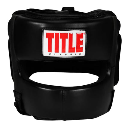 Title Classic Face Protector Headgear - Boxing Headgear, MMA Gear, Headgear, Sparring Gear, Headgear Boxing, Sparring Boxing Head Gear, Sparring Headgear, Muay Thai Headgear - size: Youth