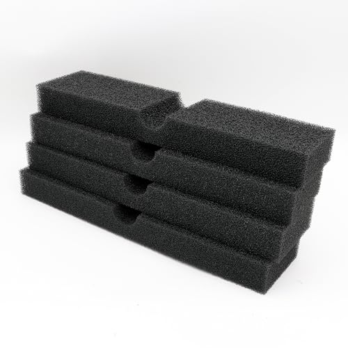 Replacement Sponge Foam Filter Pads Fits for FX4/FX5/FX6, Aquarium Fish Tank Bio Sponge Foam Filter (4pcs)