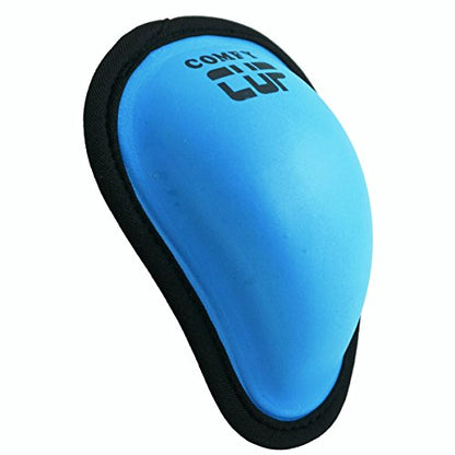 Comfy Cup™ Boys Youth Sized Soft Foam Beginners Protective Athletic Cup Ages 7-11 Kids Athletic Cup for Baseball, Football, Hockey, Lacrosse, Martial Arts, Karate, Tae Kwon Do - color: Neon Blue