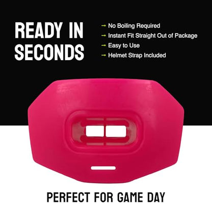 DAMAGE CONTROL Youth Football Mouth Guard – Hot Pink - color: Hot Pink