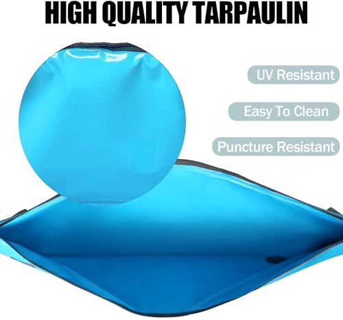 MORXPLOR Insulated Fish Cooler Bag for Fishing 41x17 47x17In 50x20In 60x24 72x30 80X40 Inches,Large Insulated Fish Kill Bag,Fishing Catch Bag Cooler with Water-resistant Zipper - color: 41 inches blue