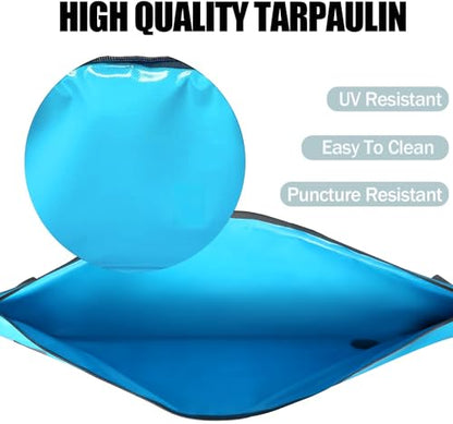 MORXPLOR Insulated Fish Cooler Bag for Fishing 41x17 47x17In 50x20In 60x24 72x30 80X40 Inches,Large Insulated Fish Kill Bag,Fishing Catch Bag Cooler with Water-resistant Zipper - color: 41 inches blue