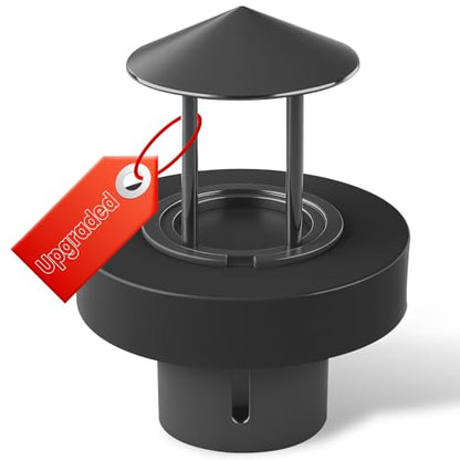 Black Splash Guard & Float for Single-Head Ultrasonic Mist Maker Water Depth Greater Than 10cm/3.94inch(No Mist Maker Machine)