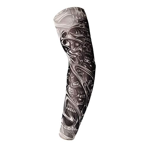 , Stretchable Arm Sleeve, Fake Tattoo, for Sports, Party, Stage Performances