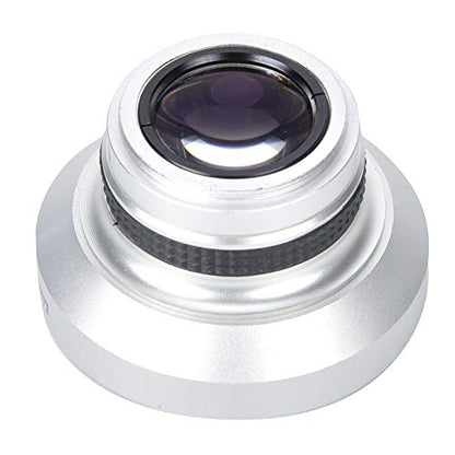 37mm 0.25X Super Fisheye Lens Additional Lens,Aluminum Alloy 2 Part Removable Macro Close-up Shooting Fisheye Effect Wide View Optical Glass Camera Photography Lens, is for 37mm Camera Lens Default